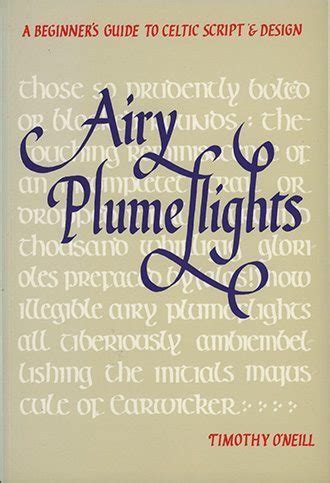 airy plumeflights a beginners guide to celtic script and design PDF